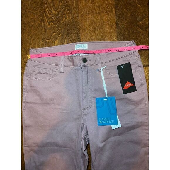NEW Market & Spruce Mauve Purple Skinny Leg Jeans Women's Size 6 - Picture 3 of 9